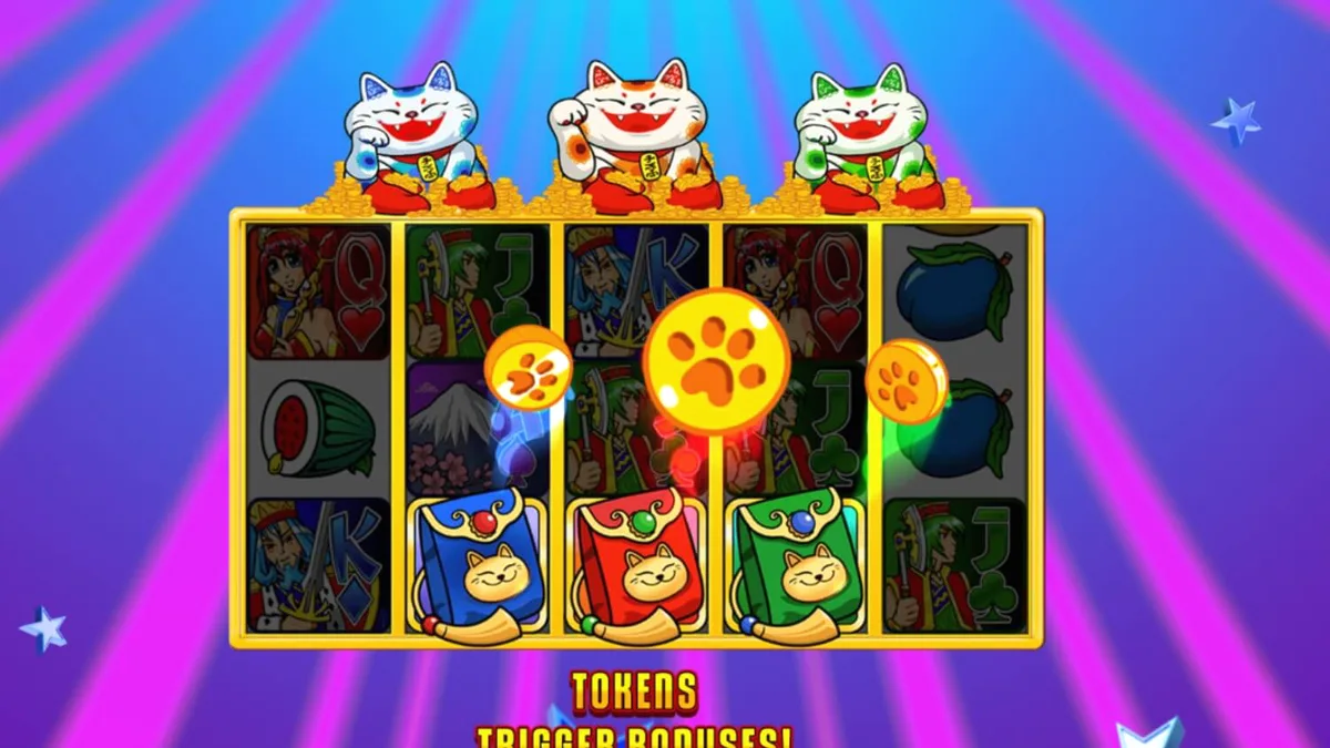 Tampilan antarmuka slot Super Graphics Upside Down di perangkat seluler